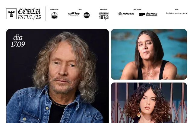 Coala Festival anuncia show celebrativo Marcos Valle 80 anos com Joyce Moreno e Céu