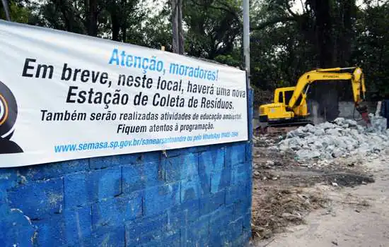 Santo André leva Estação de Coleta para o Jardim Cristiane