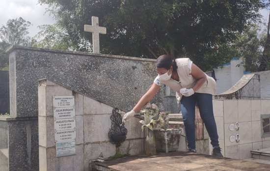 Zoonoses de Ribeirão Pires intensifica combate a focos da dengue no Cemitério Municipal