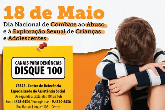 Ribeirão Pires reforça combate ao abuso sexual de crianças e adolescentes