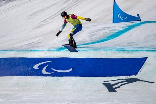 Paralimpíada: gaúcho André Barbieri para nas quartas do snowboard