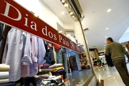 Vendas nos shoppings crescem 10,9% no Dia dos Pais, mostra Abrasce