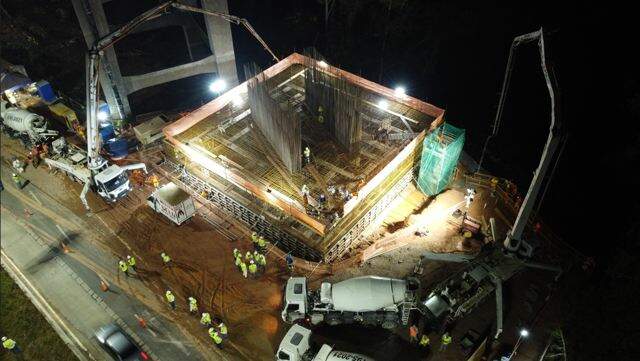 CCR ViaOeste fará a 2ª etapa da concretagem da nova ponte Guilherme de Almeida