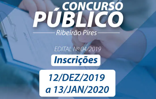 Ribeirão Pires abre inscrições para Concurso Público