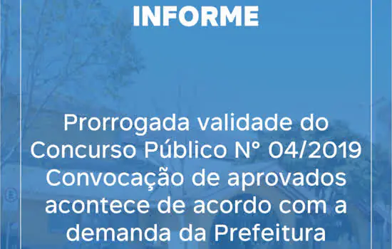 Prefeitura de Ribeirão Pires prorroga validade de Concurso Público