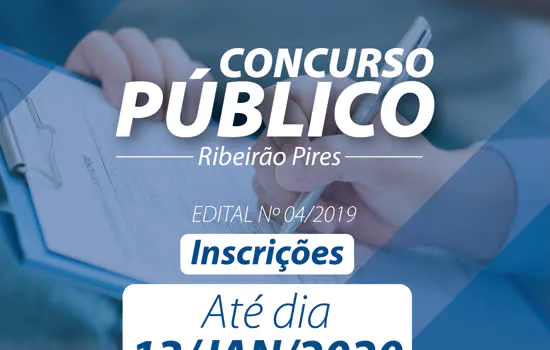 Ribeirão Pires está com inscrições abertas para Concurso Público