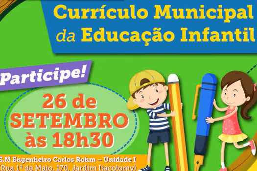 Ribeirão Pires realiza Conferência do Currículo de Educação Infantil Municipal