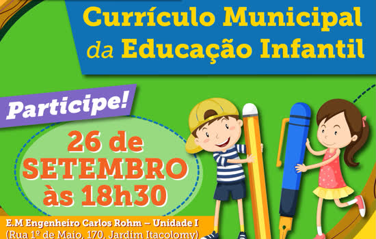 Ribeirão Pires realiza Conferência do Currículo de Educação Infantil Municipal