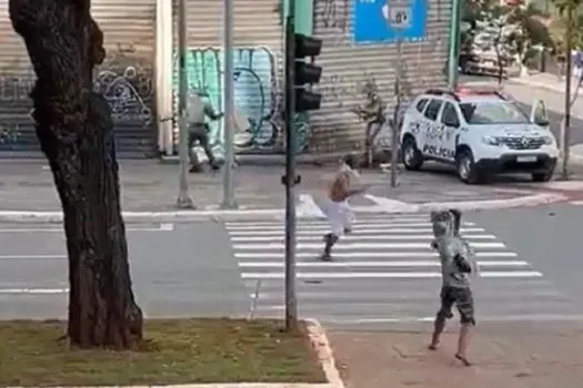 Policial é baleado durante ataque de dependentes da Cracolândia no centro de SP