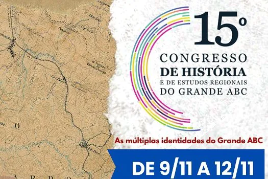 Congresso de História do Grande ABC começa na próxima quarta-feira (9/11)