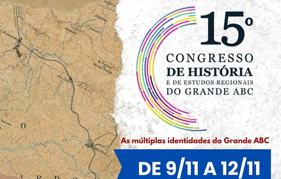 Congresso de História do Grande ABC começa na próxima quarta-feira (9/11)