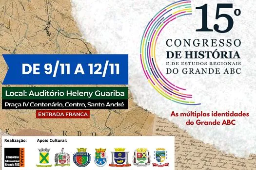 Congresso de História do Grande ABC promove mesas temáticas e rodas de conversas