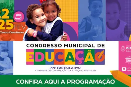 Diadema discute justiça curricular em Congresso de Educação