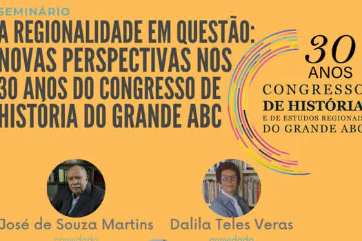 Consórcio ABC promove seminário sobre 30 anos do Congresso de História nesta terça