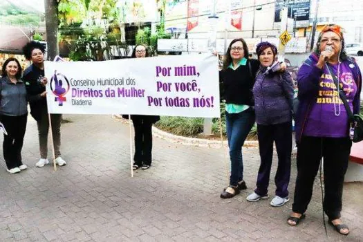 Conselho de Mulheres faz panfletagem no centro