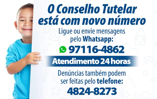 Conselho Tutelar de Ribeirão Pires divulga novo canal de atendimento