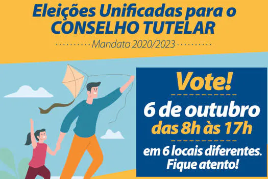 Ribeirão Pires terá eleições do Conselho Tutelar em outubro