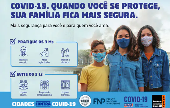 Consórcio divulga campanha com informações e medidas de combate ao coronavírus