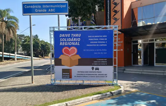 Drive Thru Solidário já destinou 8 toneladas de doações para cidades da região