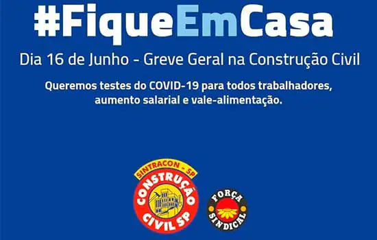 Escalada da Covid-19 na Construção Civil: “Tá todo mundo contaminando um ao outro”