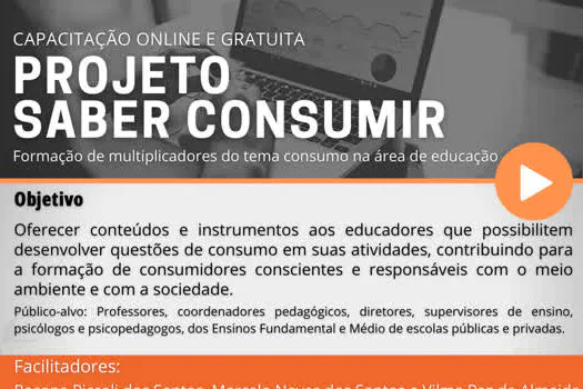 Escola de Governo do Consórcio ABC abre inscrições para curso sobre consumo consciente