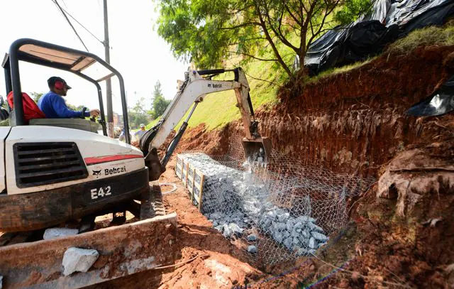 Prefeitura de São Bernardo inicia obras de contenção no Conjunto Três Marias