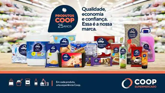 Marca própria COOP completa 25 anos