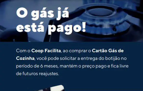 COOP lança cartão gás de cozinha