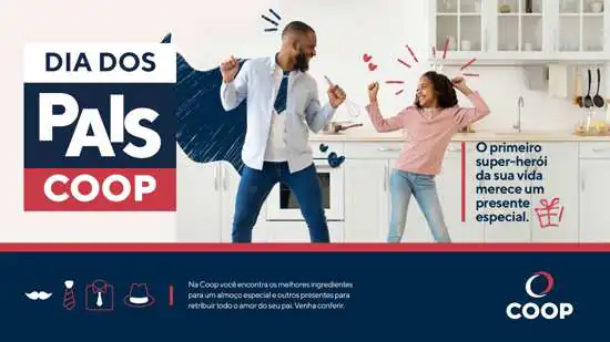 COOP faz promoção especial neste fim de semana para o Dia dos Pais