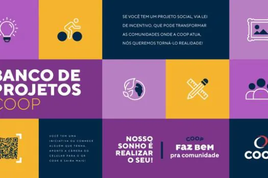 COOP abre inscrições para banco de projetos via leis de incentivo