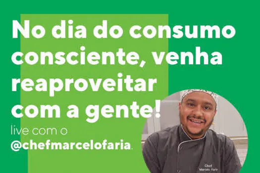 Reaproveitamento de alimentos é tema de live da COOP