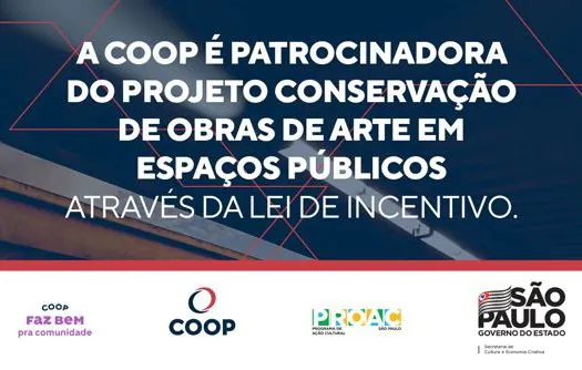 COOP patrocina restauração de obras de arte do metrô