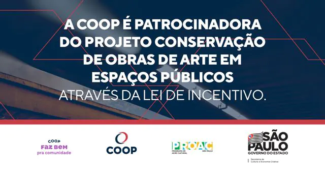 COOP patrocina restauração de obras de arte do metrô