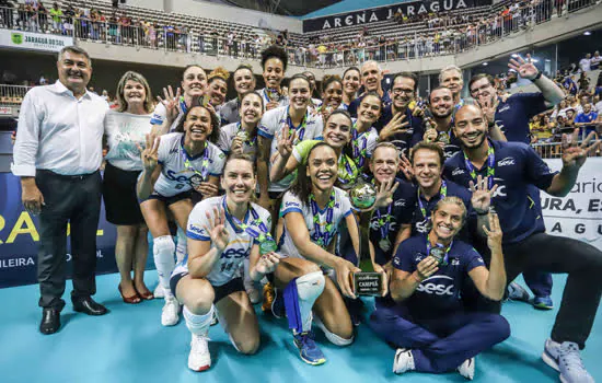 Copa Brasil Feminina: Sesc RJ vence Dentil/Praia Clube e é campeão pela quarta vez