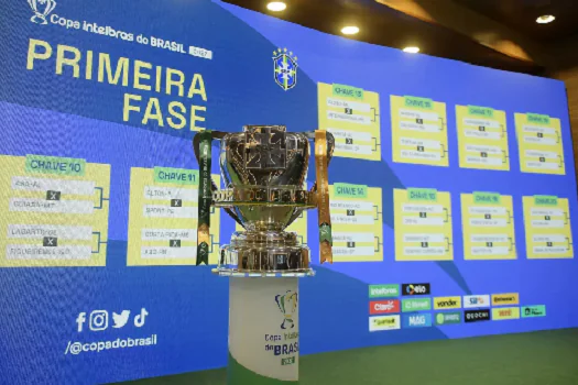 Três jogos abrem primeira fase da Copa do Brasil nesta terça-feira