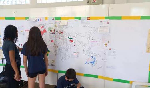 Alunos do Ensino Fundamental aprendem usando os grupos da Copa do Mundo