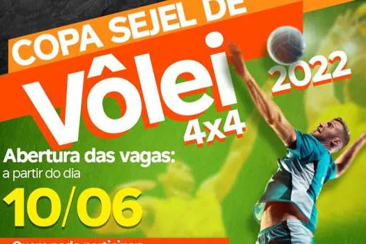 Ribeirão Pires abre inscrições para 1ª Copa SEJEL de Vôlei