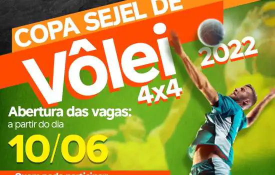 Ribeirão Pires abre inscrições para 1ª Copa SEJEL de Vôlei