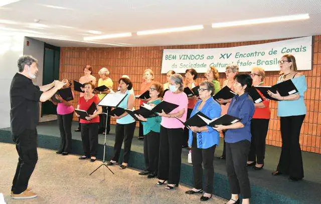 Coral da Sociedade Ítalo-Brasileira de Santo André apresenta-se em evento comemorativo