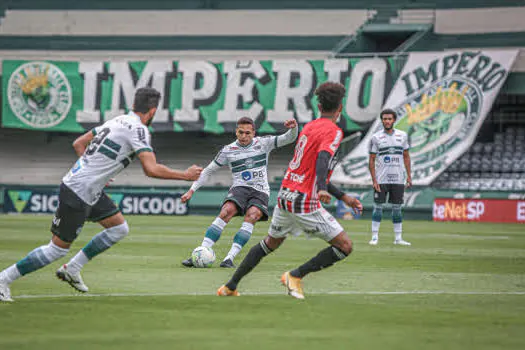 Em jogo cheio de polêmicas, São Paulo arranca empate com Coritiba fora de casa