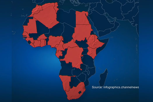 Mortes por coronavírus subiram 60% na última semana na África, diz OMS