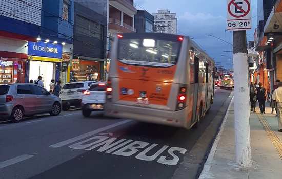 Cidade terá mais nove faixas exclusivas para ônibus