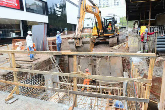 Em São Bernardo, obras de canalização do Córrego dos Lima serão finalizadas em dezembro