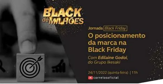 Jornada Black Friday – Quarta live aborda estratégias sobre posicionamento de marca