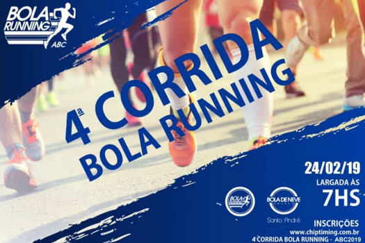 4ª Corrida Bola Running, esquenta domingo em Santo André