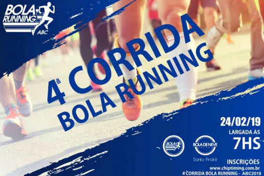 4ª Corrida Bola Running, esquenta domingo em Santo André