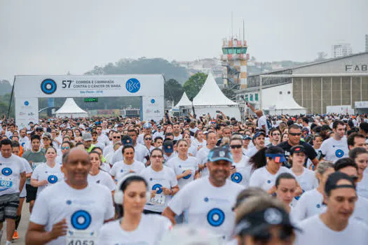 Inscrições abertas para a 58ª Corrida e Caminhada Contra o Câncer de Mama