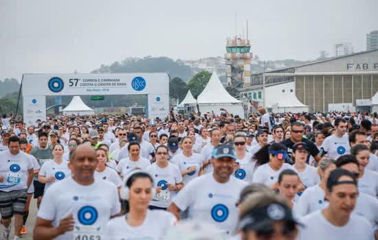 Inscrições abertas para a 58ª Corrida e Caminhada Contra o Câncer de Mama