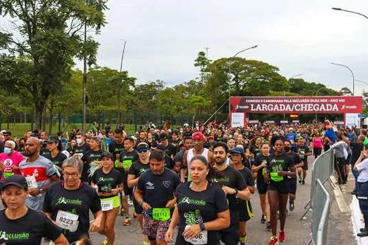 1º lote da VII Corrida e Caminhada Inclusão a Toda Prova com desconto encerra-se dia 19