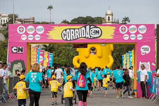 Corrida Cartoon Network é diversão para a família